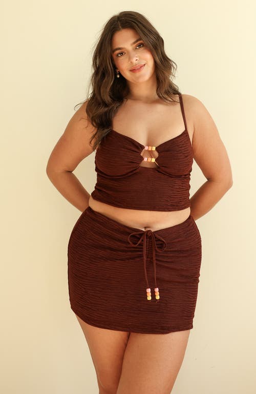 Dippin Daisys Soleil Set In Mocha Crinkle