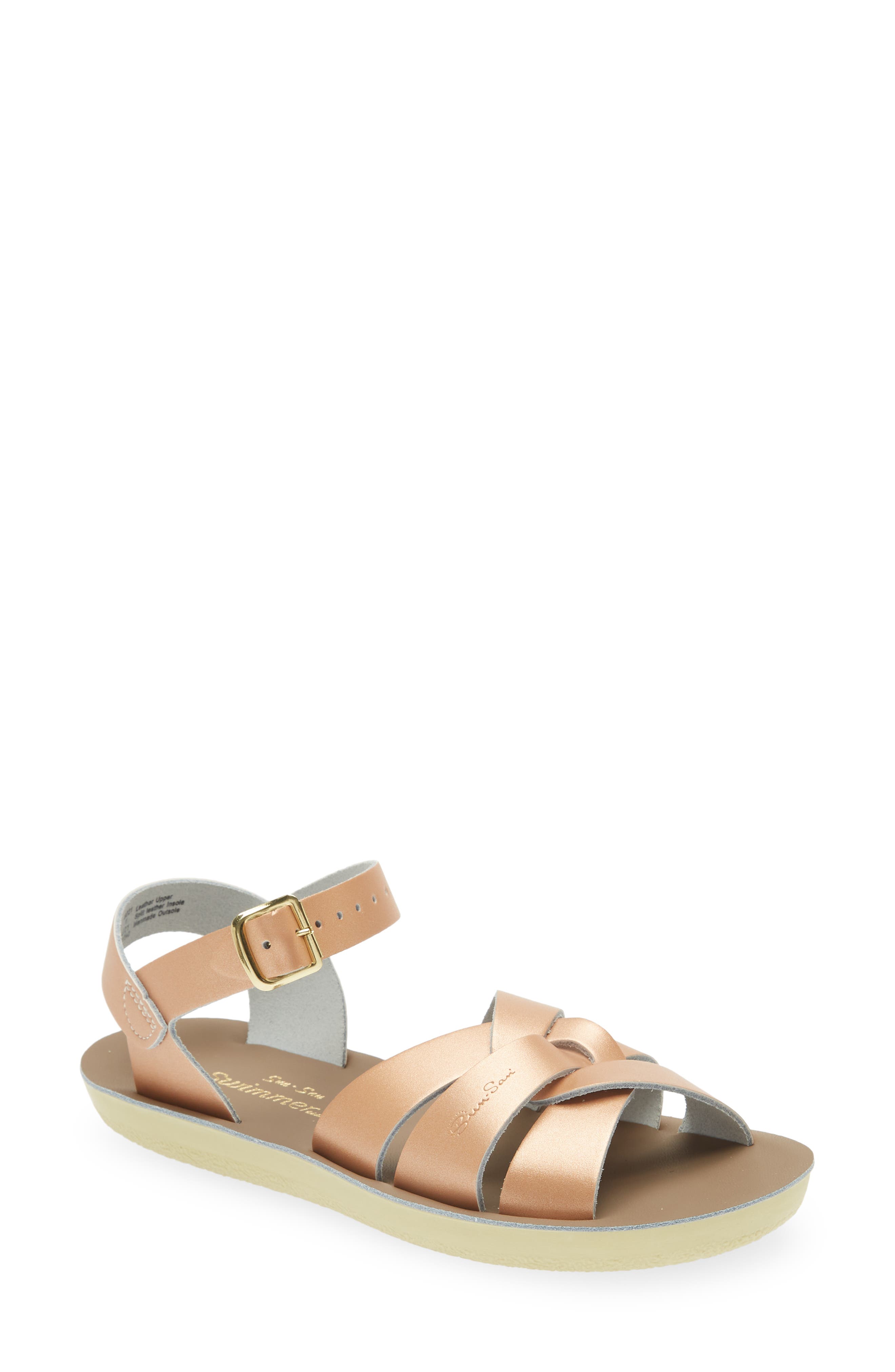 Salt Water Sandals by Hoy Sun San<sup>®</sup> Swimmer Sandal, Main, color, 220 Rosegold