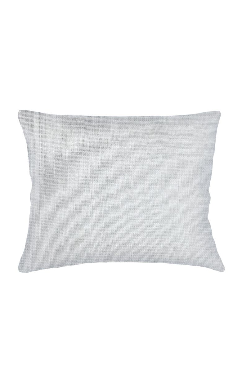 Anaya So Soft Linen Dutch Euro Pillow with Down Insert, Main, color, Light Grey