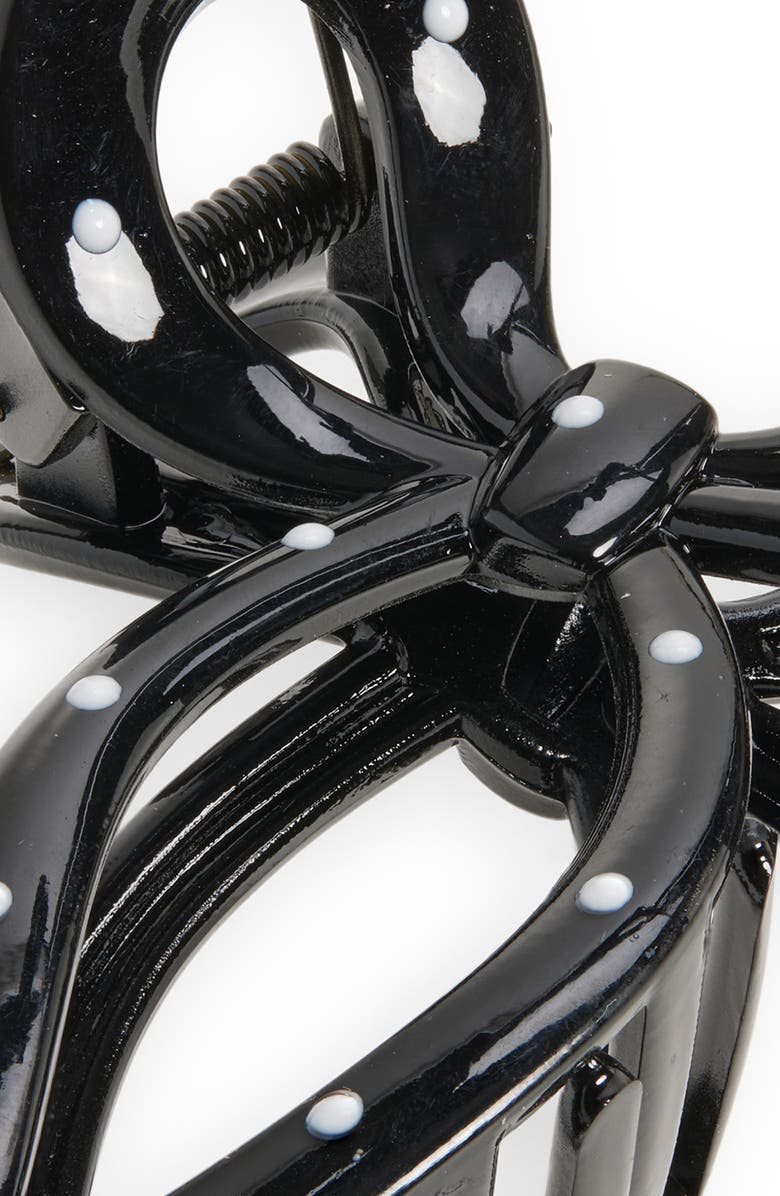 BP. Bow Claw Clip, Alternate, color, Black- Ivory