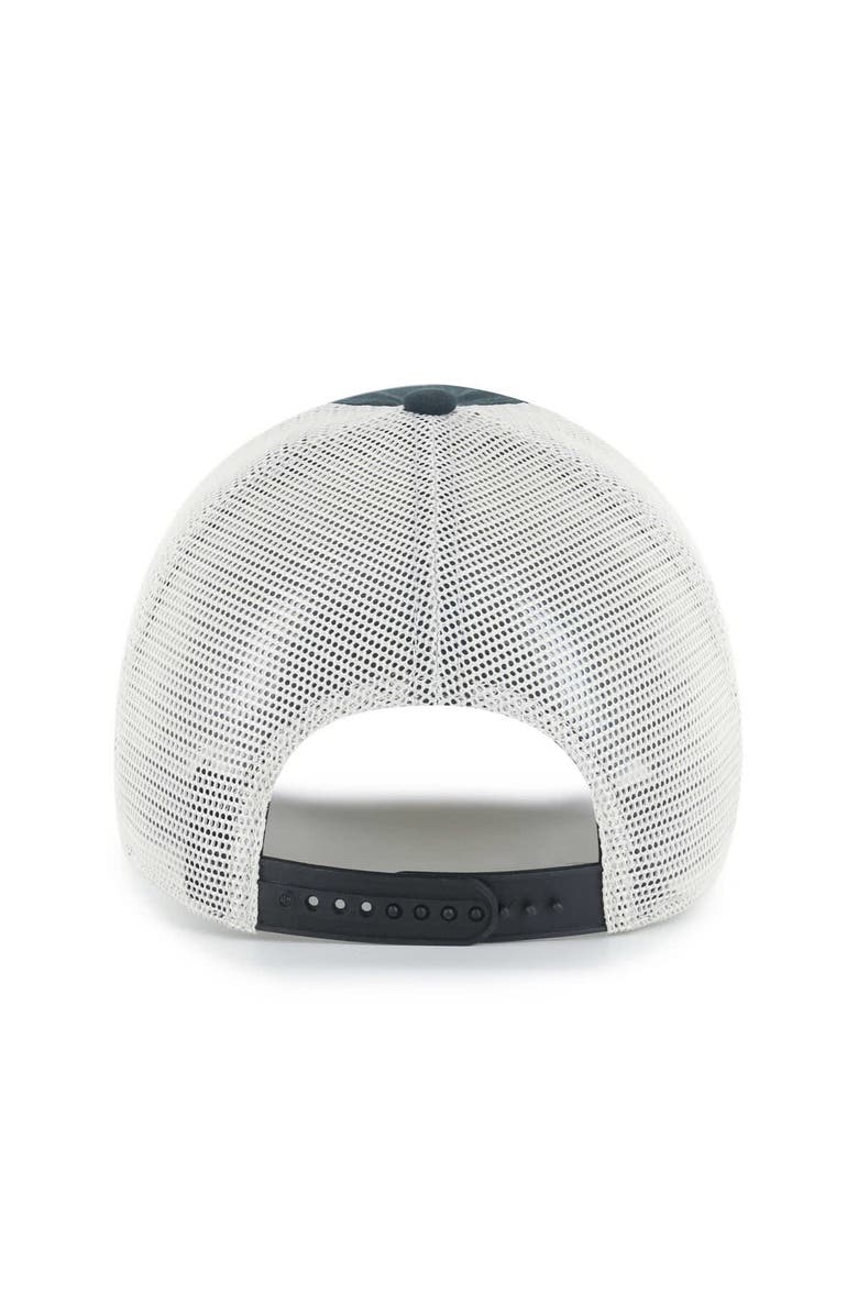 '47 Men's '47 Black Brooklyn Nets Five Point Patch Clean Up Adjustable Hat, Alternate, color, Black