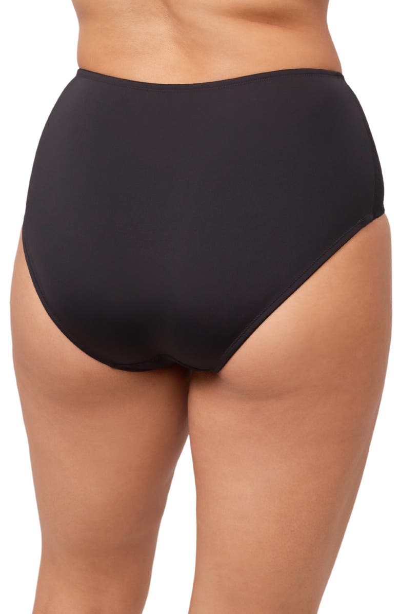 Montelle Intimates Contoure Smoothing Briefs, Alternate, color, Black