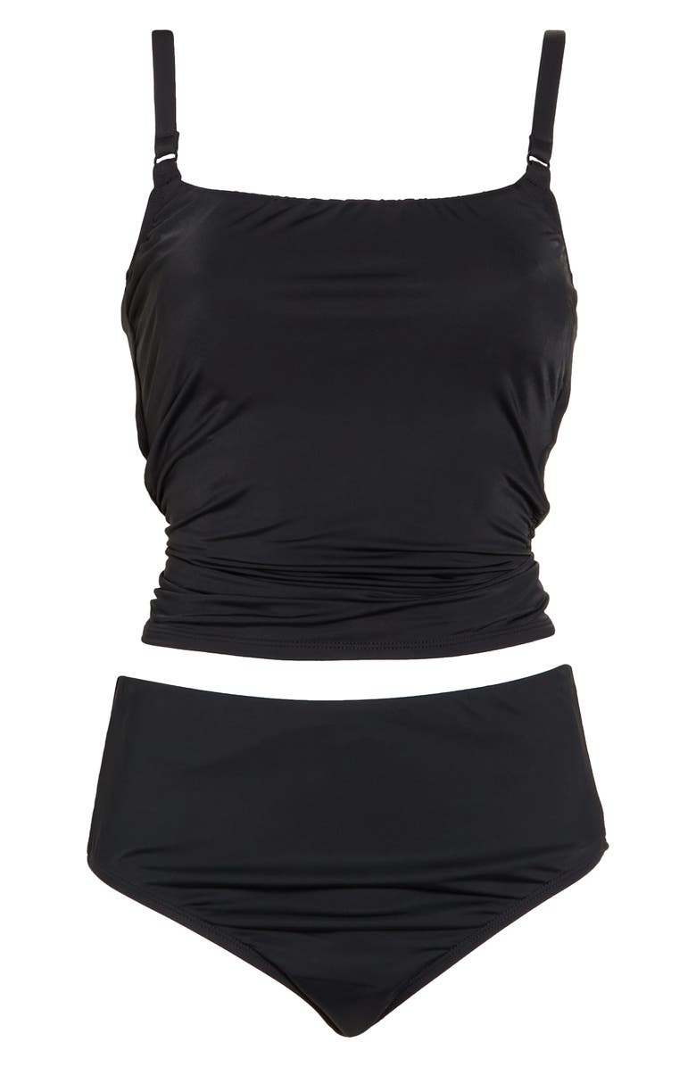 JANTZEN Eden Camikini Two Piece Swimsuit, Alternate, color, Black