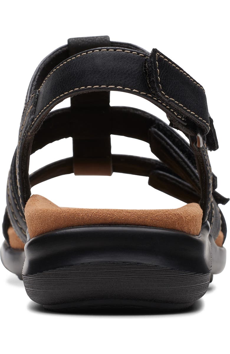 Clarks<sup>®</sup> Kitly Step Sandal, Alternate, color, Black/Black