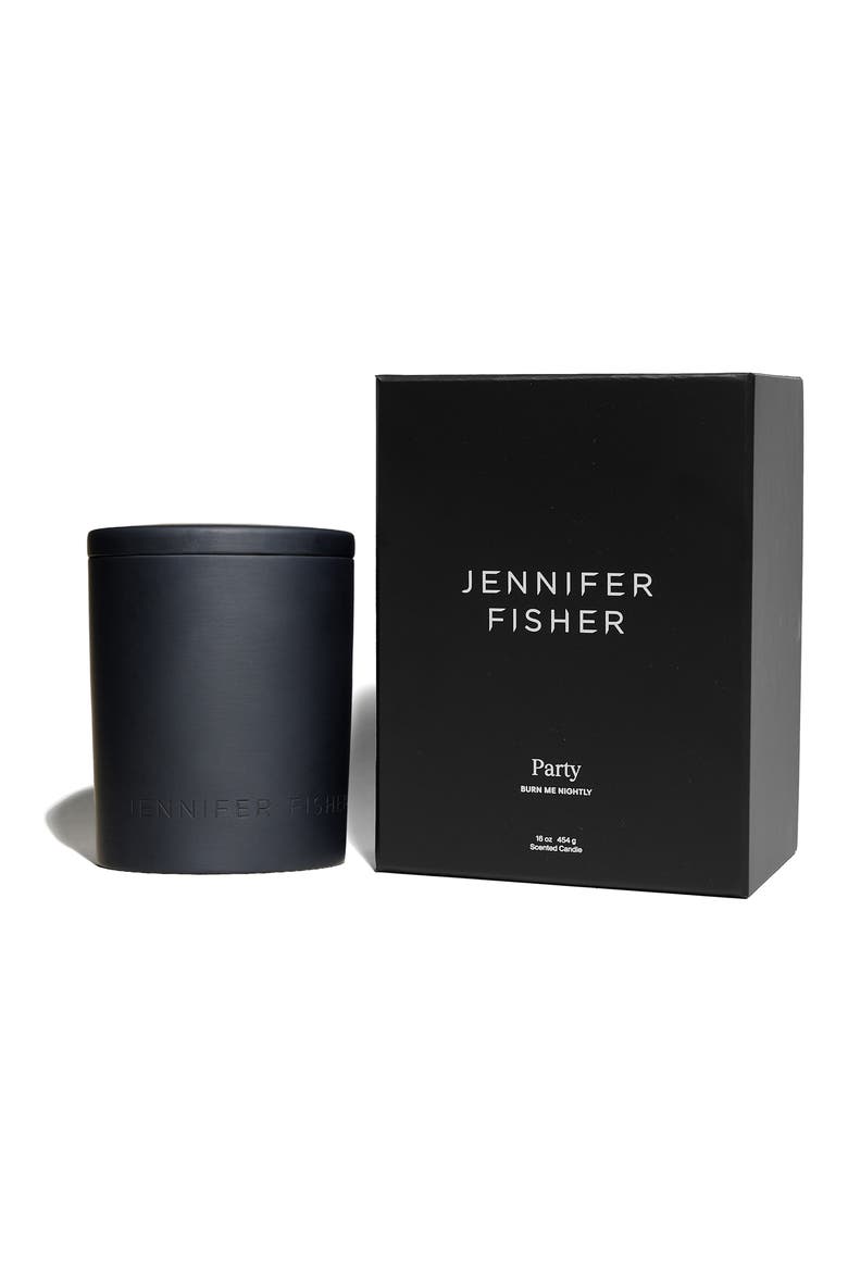 Party Candle, Alternate, color, BLACK