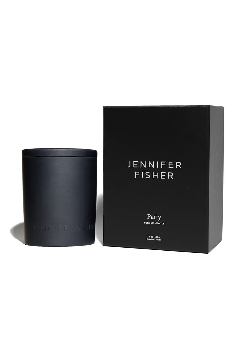 Jennifer Fisher Party Candle, Alternate, color, Black