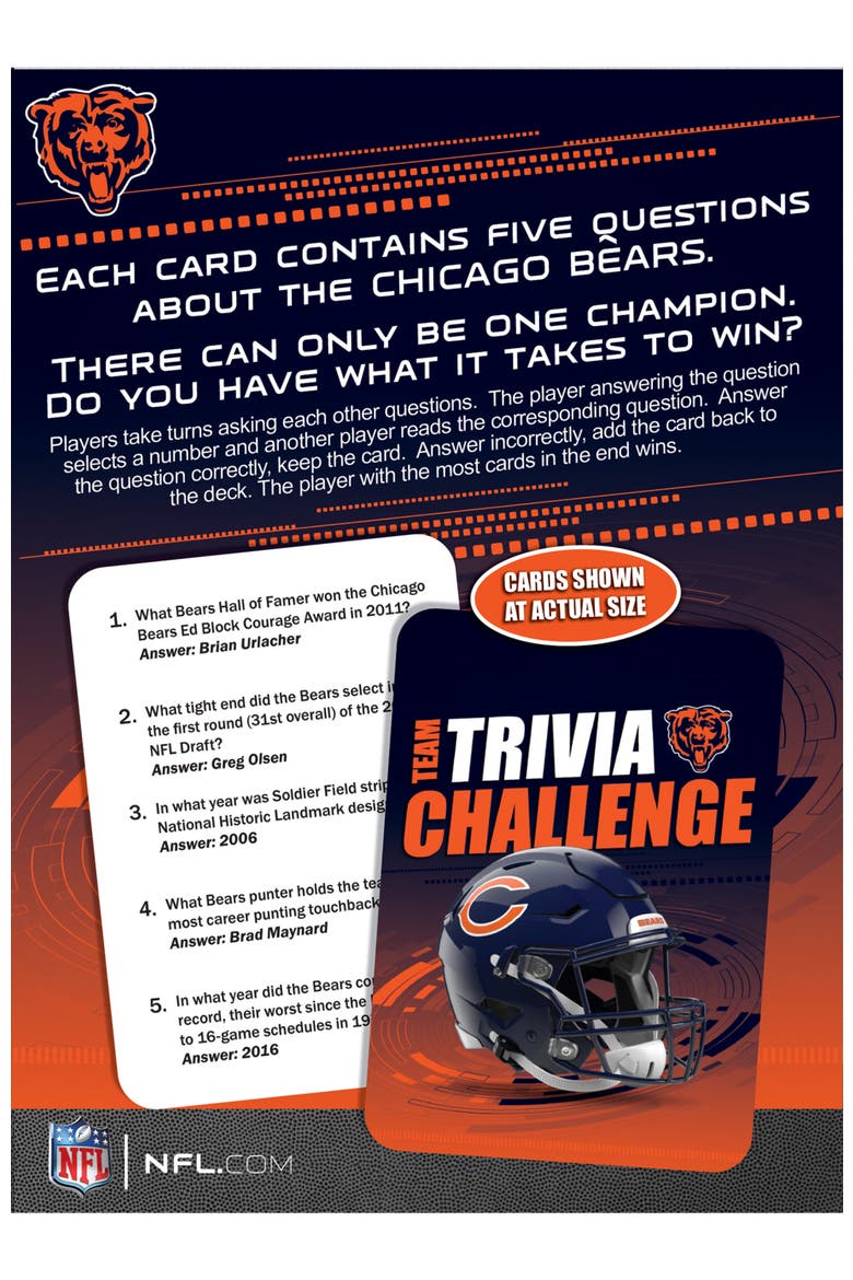 Chicago Bears Trivia Challenge, Alternate, color, Multicolor