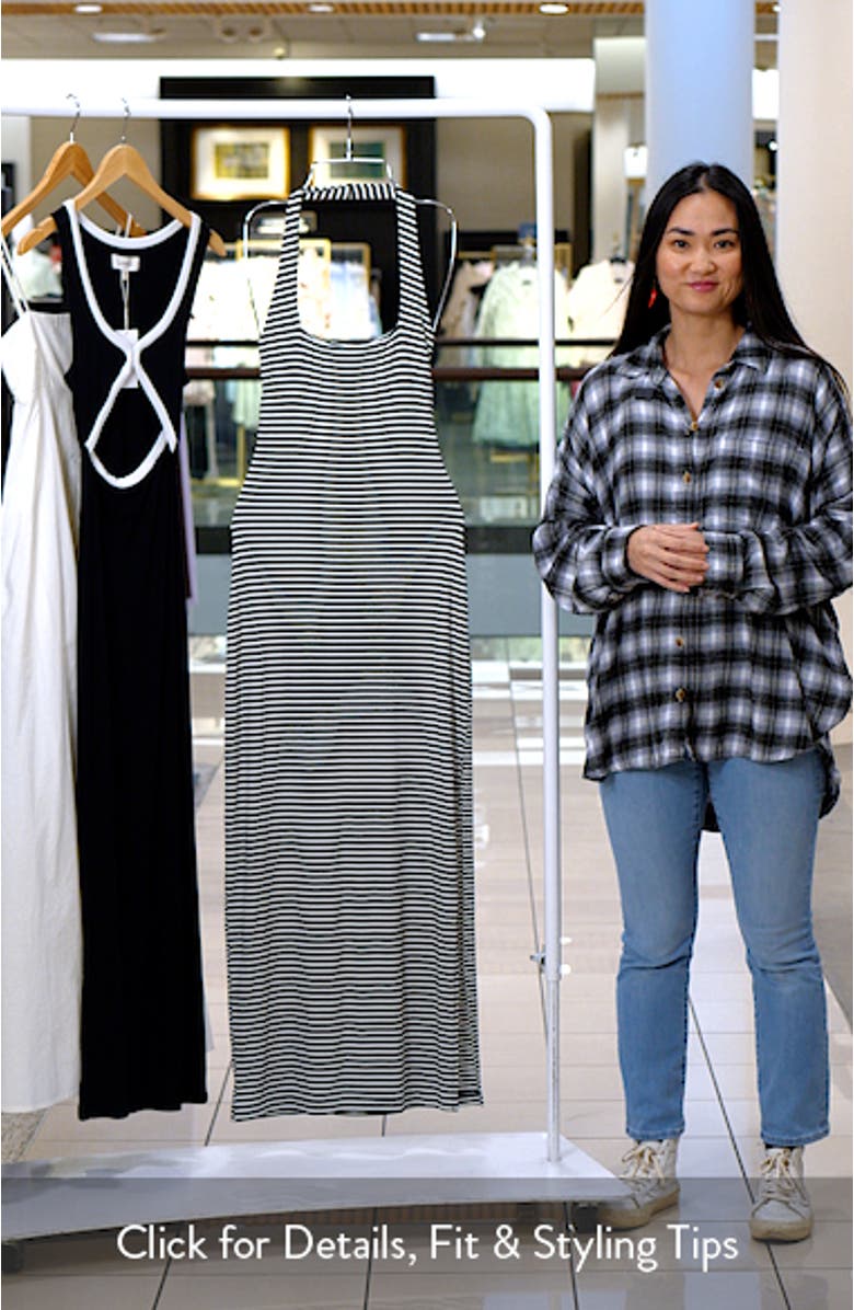 London Halter Midi Dress, sales video thumbnail