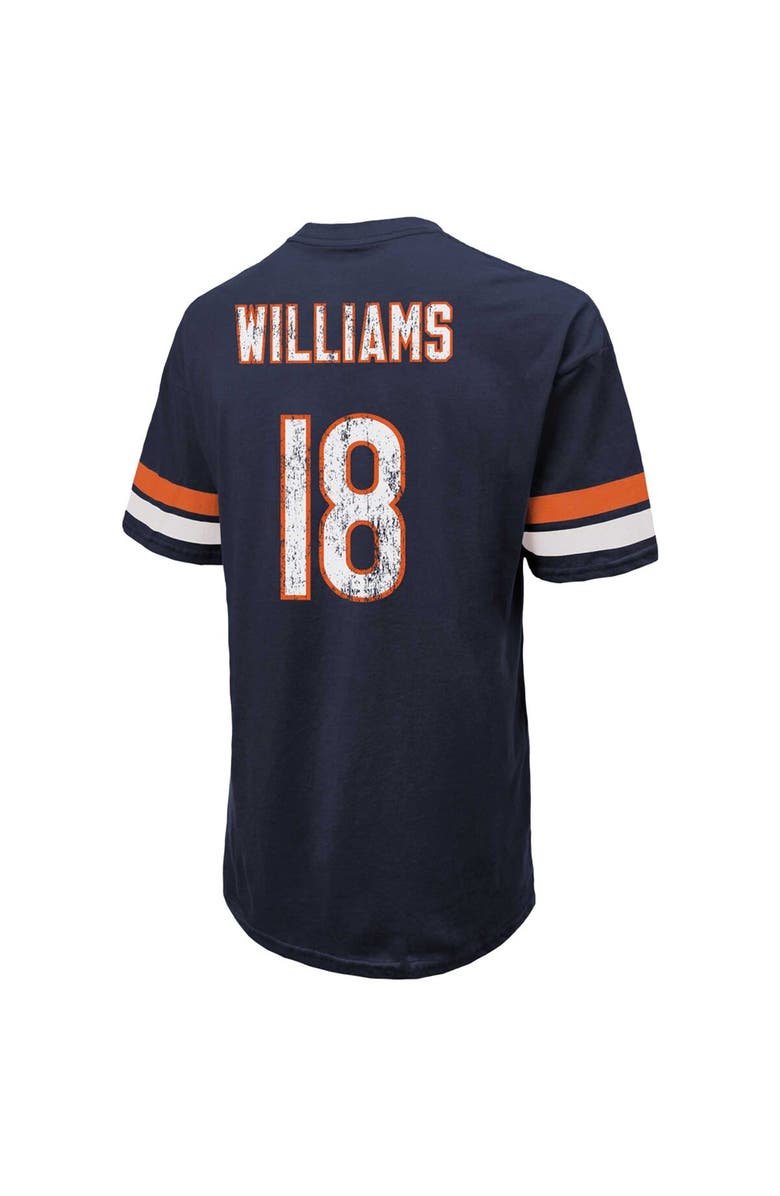 Majestic Threads Men's Majestic Threads Caleb Williams Navy Chicago Bears Name & Number Oversize Fit T-Shirt, Alternate, color, Navy