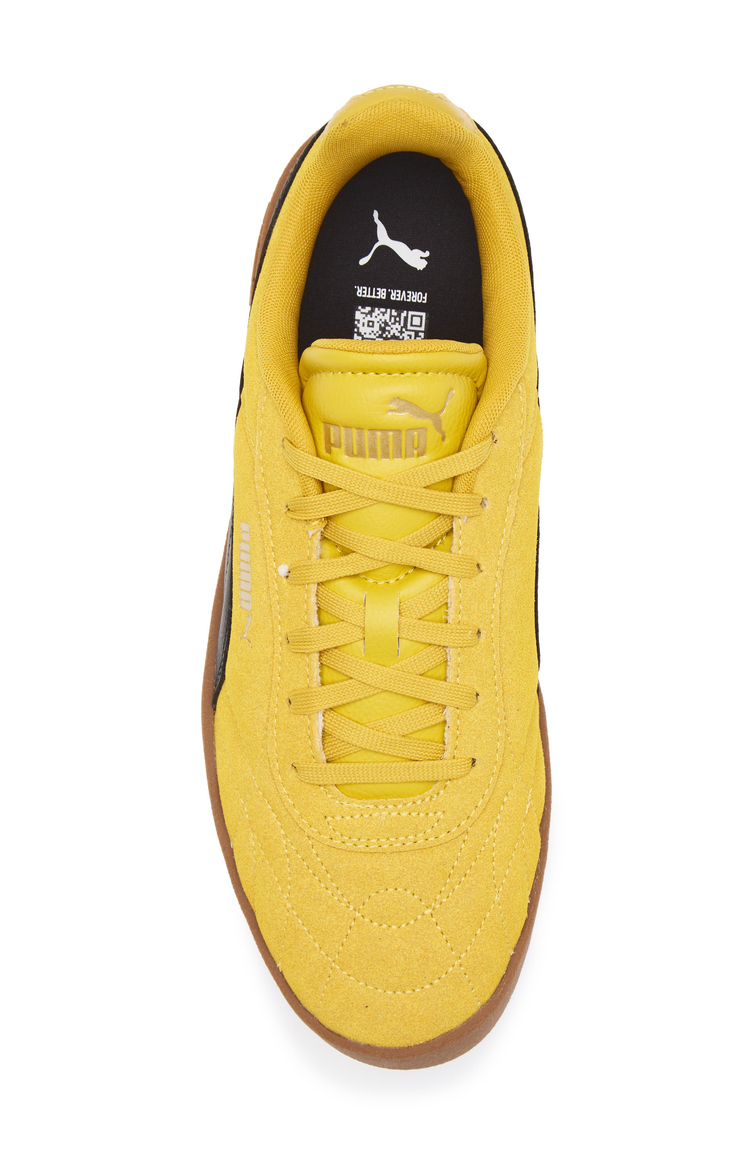 PUMA Club II Era Sneaker, Alternate, color, Dazzling Yellow/ Puma Black