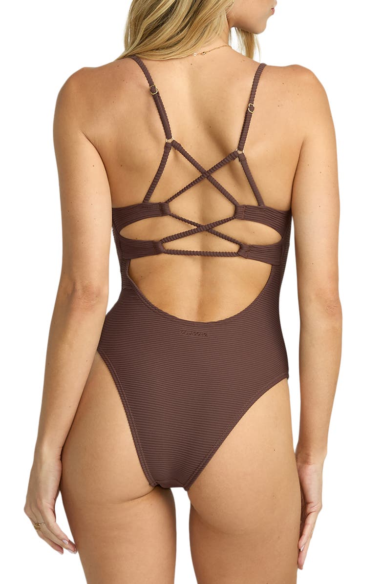Billabong Tanlines Strappy One-Piece Swimsuit, Alternate, color,