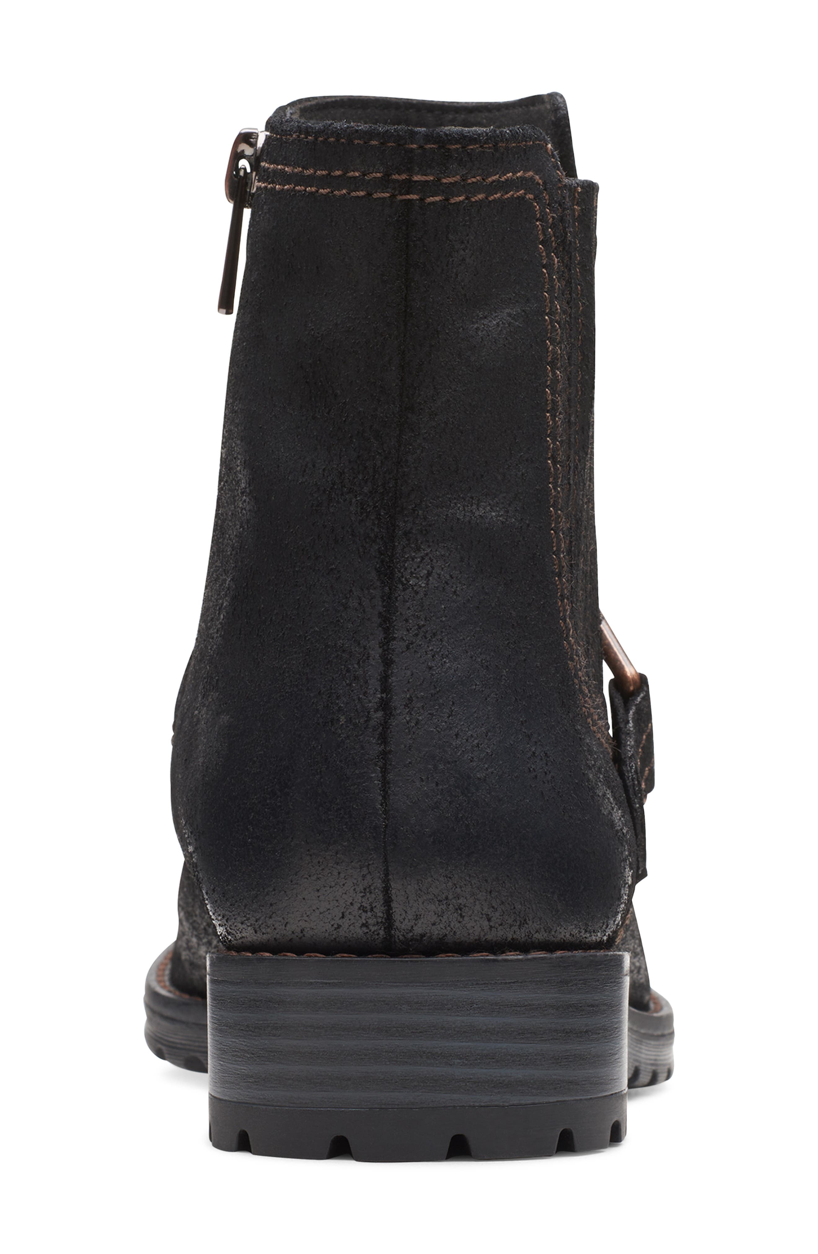 Clarks<sup>®</sup> Aspra Buckle Ankle Bootie, Alternate, color, 