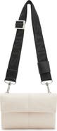 AllSaints Ezra Logo Strap Leather Crossbody Bag