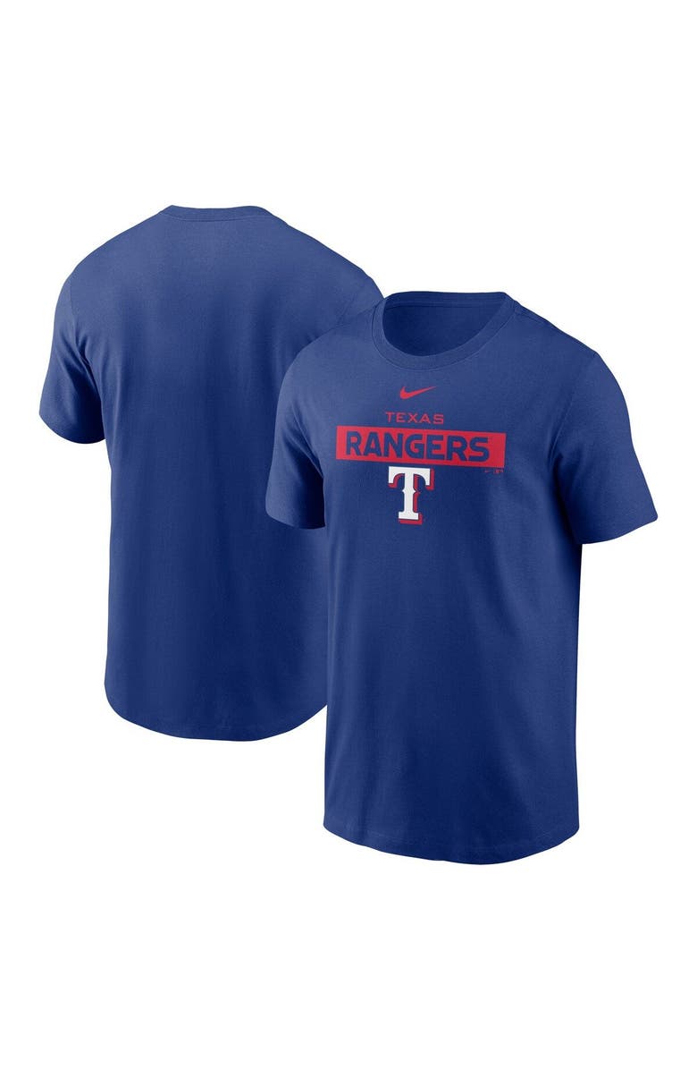 Nike Men's Nike Royal Texas Rangers Team T-Shirt, Main, color, 