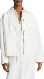 Vince Stretch Cotton Utility Jacket