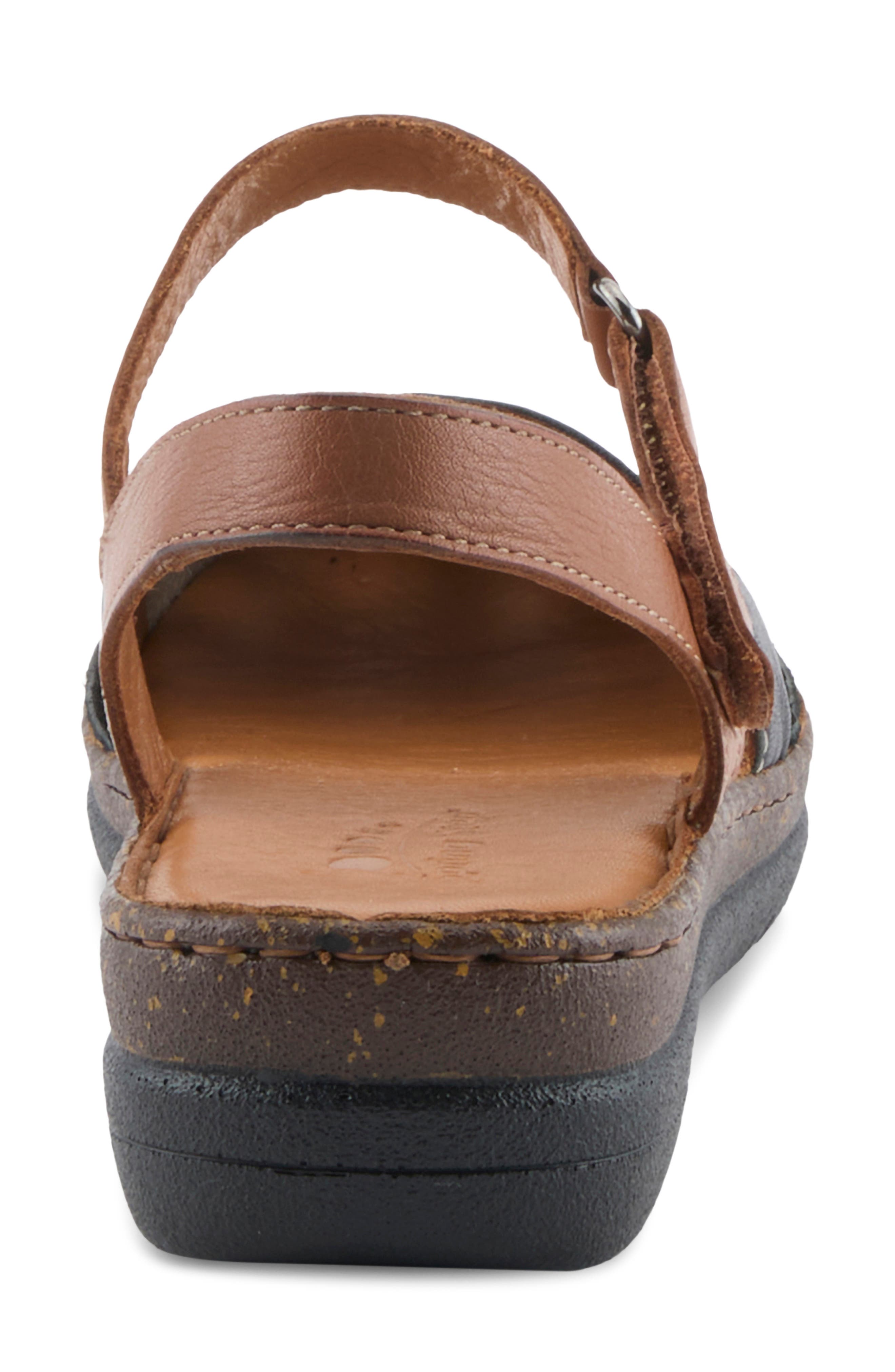 Spring Step Azmira Ankle Strap Clog, Alternate, color, Black Multi