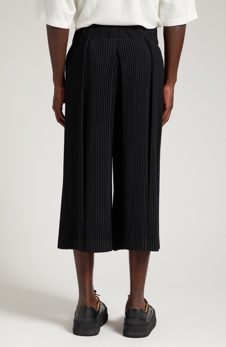 Homme Plissé Issey Miyake Pleats 1 Wide Leg Crop Pants, Alternate, color,
