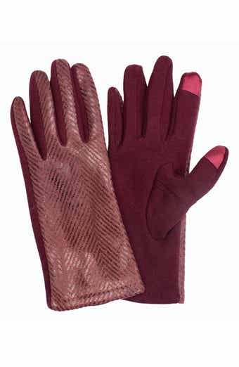 Chevron Jersey Touchscreen Gloves