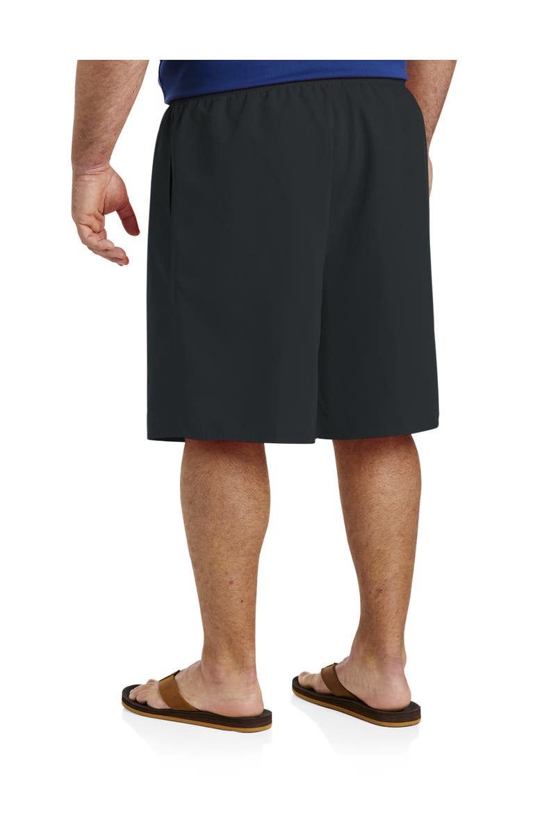 B+T Essentials Big & Tall Quick-Dry Swim Trunks, Alternate, color, Black