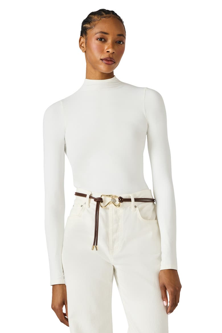 Faux Leather Belt, Alternate, color, CHOCOLATE