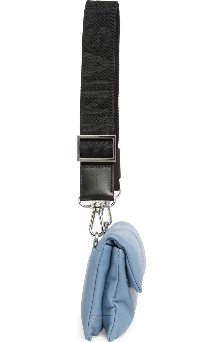 AllSaints Ezra Quilted Crossbody Bag, Alternate, color, Denim Grey