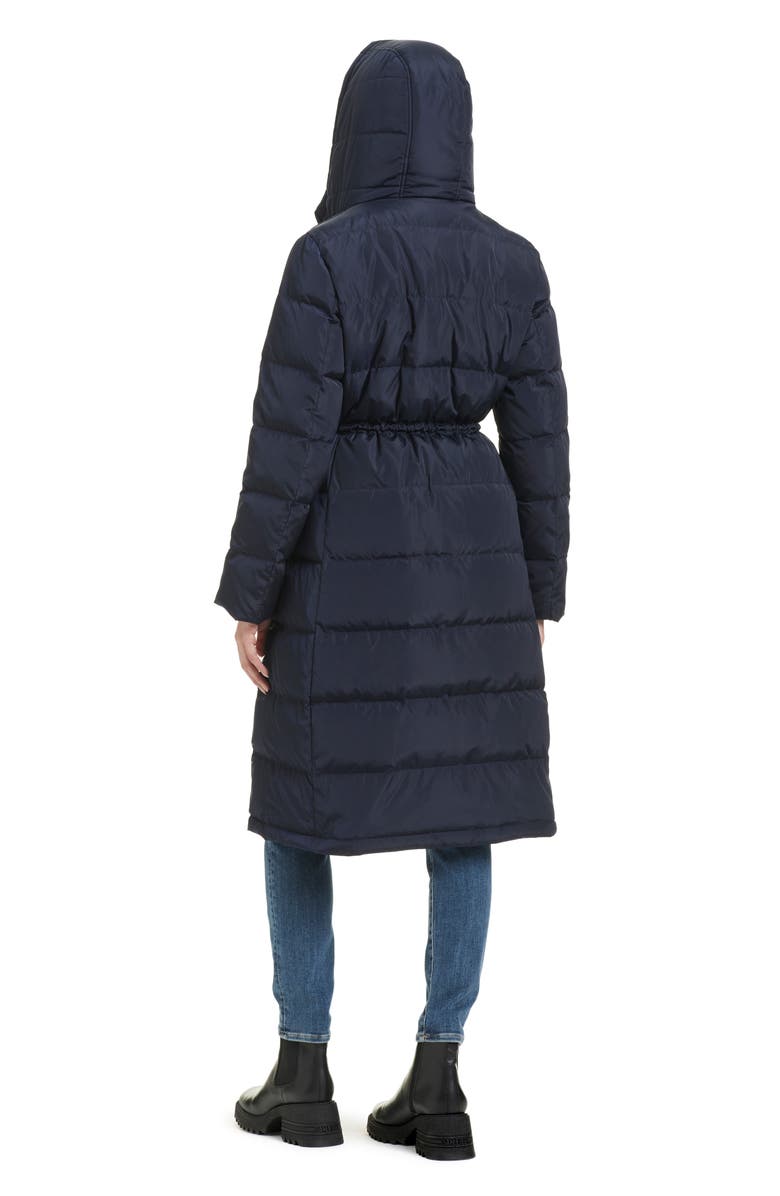 Kate Spade New York quilted down puffer coat with quilted zip bib, Alternate, color, 