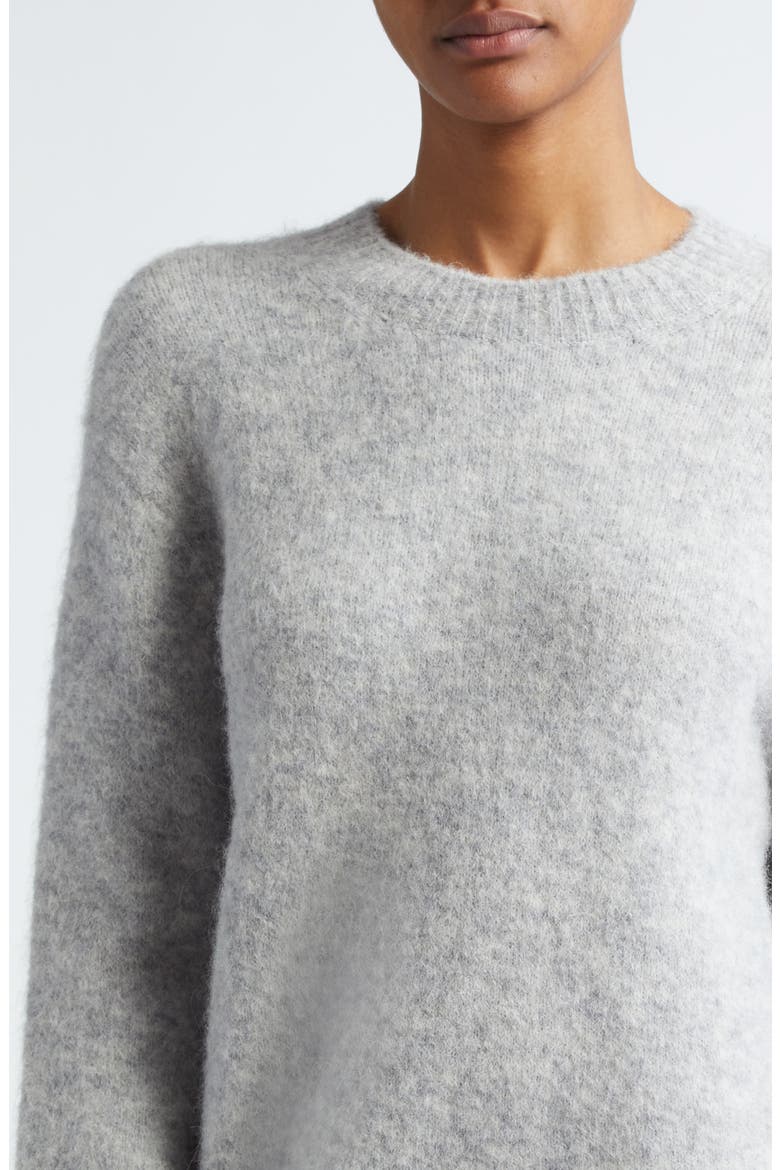 Alpaca Blend Tunic Sweater, Alternate, color, SILVERSTONE