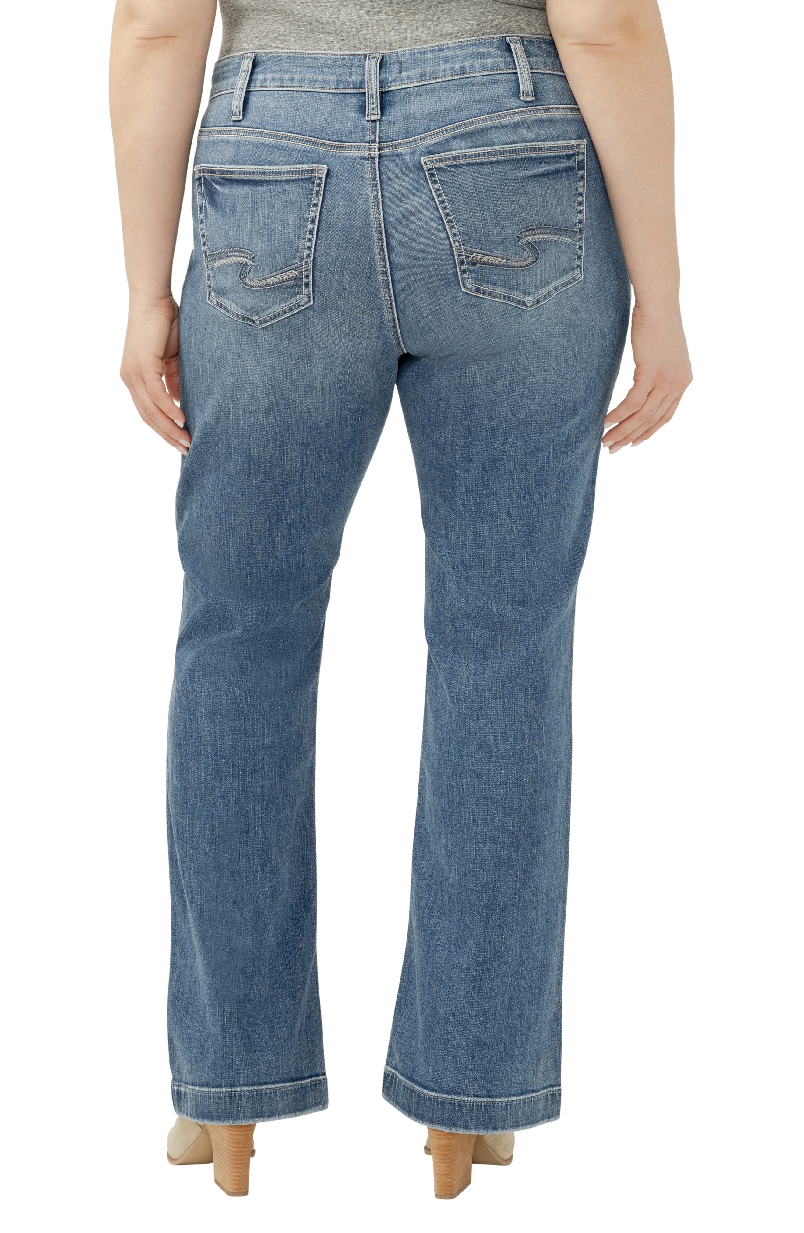 Elyse Curvy Mid Rise Bootcut Jeans - image 2
