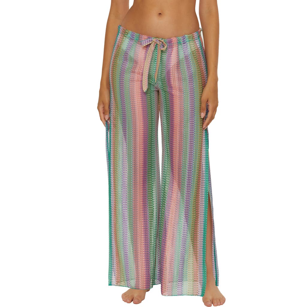 Becca Sundown Knit Cover-up Pants In Multi