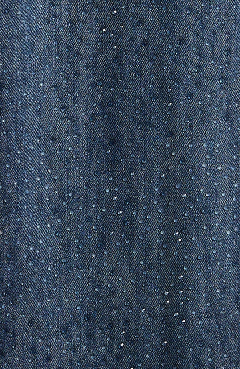 Tractr Kids' Raindrop Wide Leg Jeans, Alternate, color, Mid Indigo