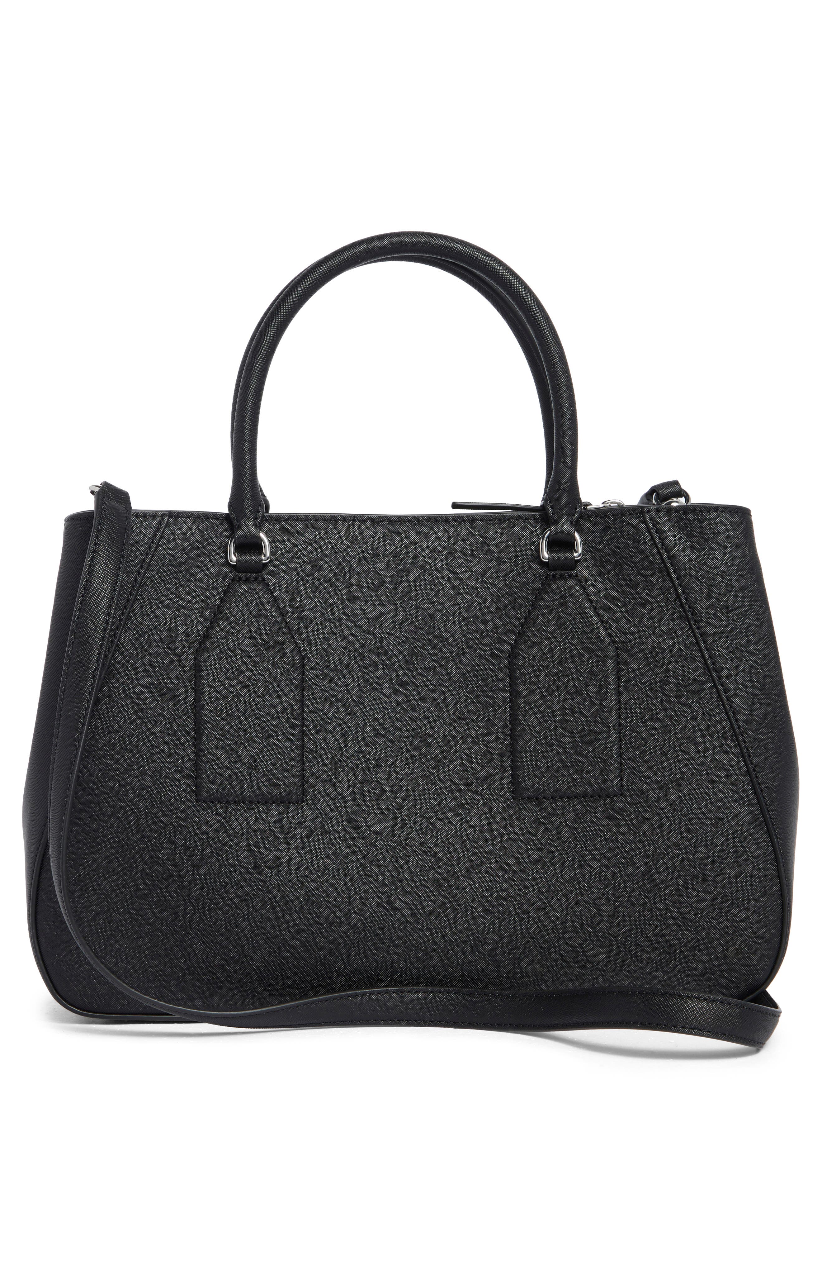 Marc Jacobs Trademarc Satchel, Alternate, color, Black