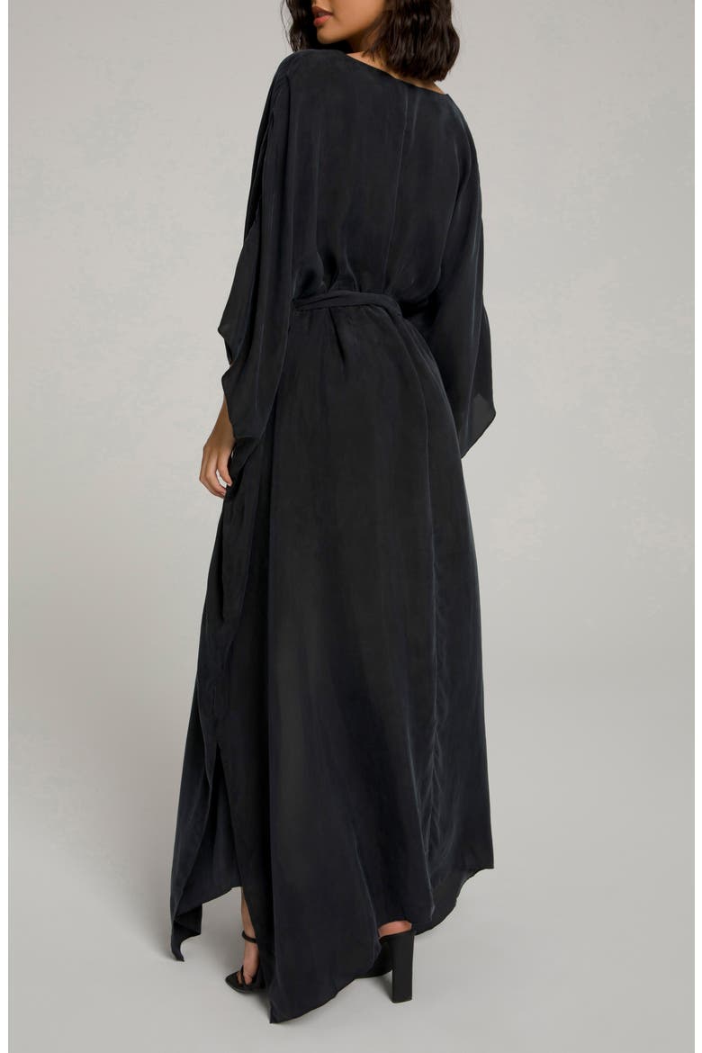 Goddess Tie Waist Robe, Alternate, color, BLACK001
