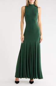 ALICE + OLIVIA Augusta Open Back Dress