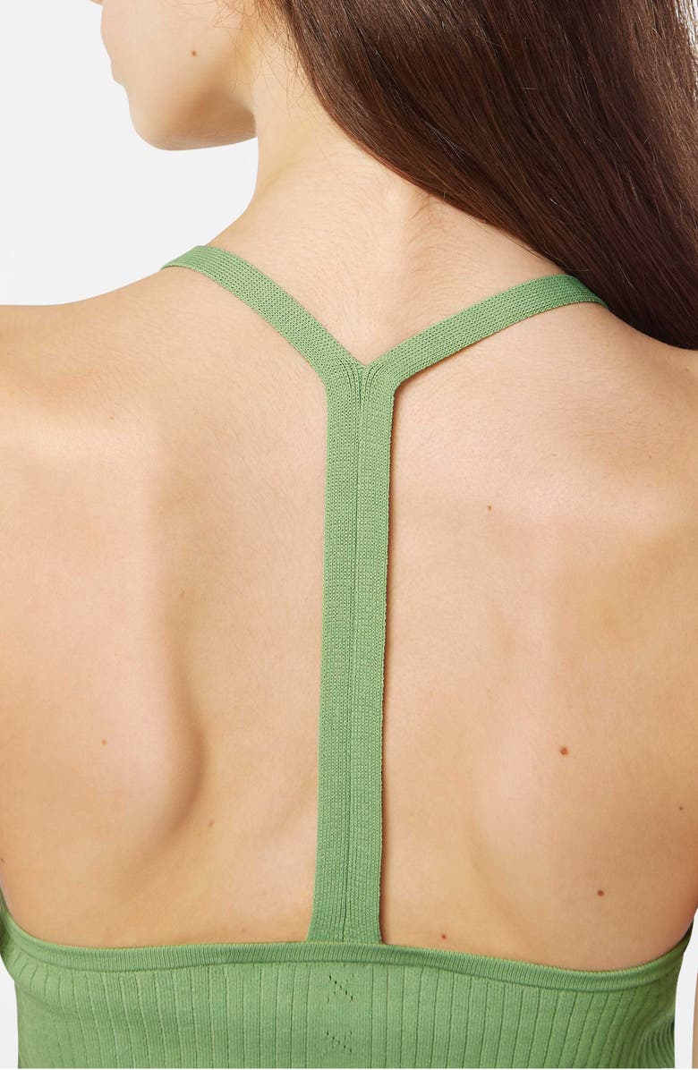 Scotch & Soda Rib Racerback Sweater Tank, Alternate, color, Pistachio