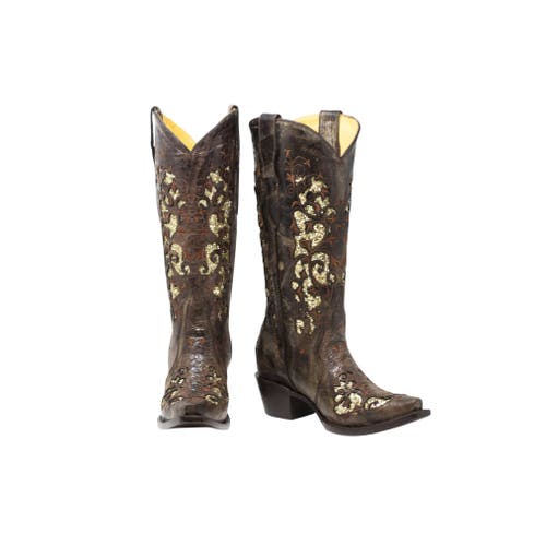 Nortalie The Aurora Western Cowboy Boot In Brown
