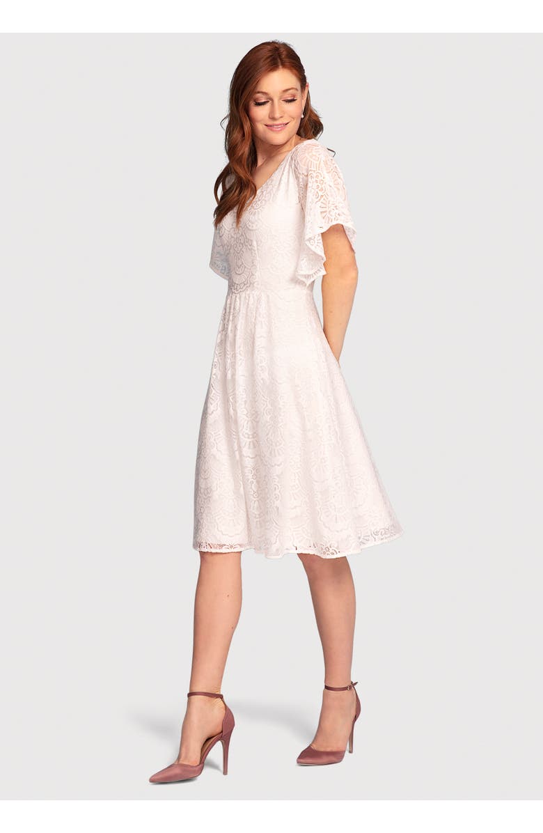 Alie Street London Beth Dress, Main, color, Ivory White