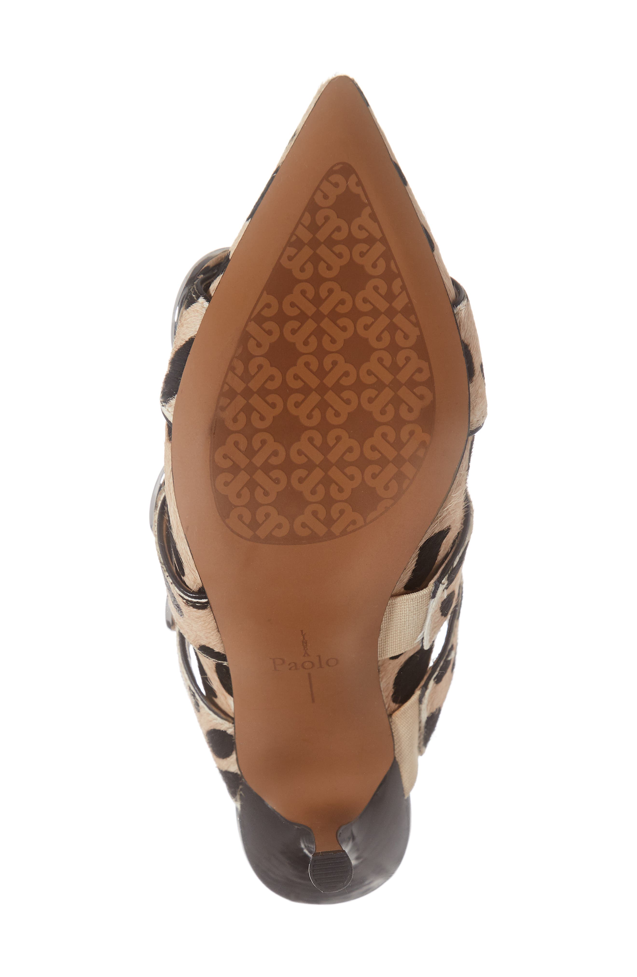 Upton Strappy Mule, Alternate, color, TAN/ BLACK CALF HAIR