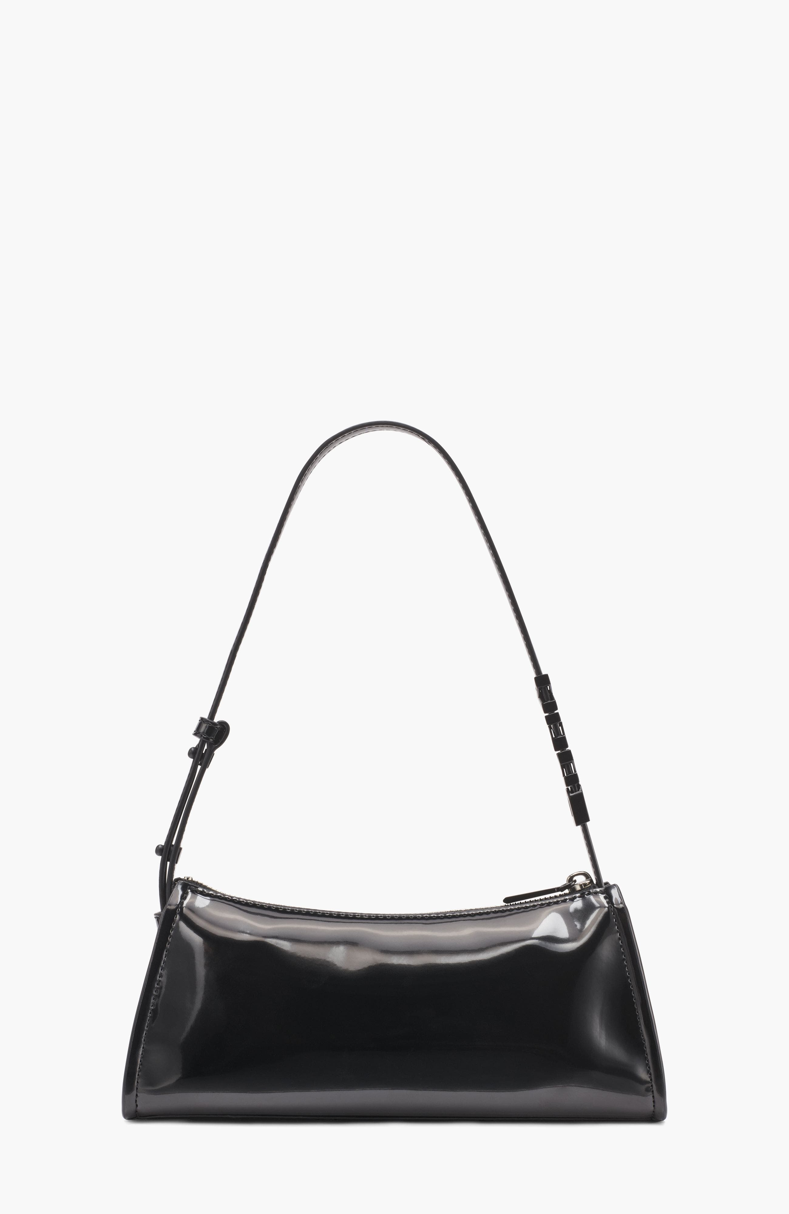 DKNY Avril Top-Zip Shoulder Bag, Alternate, color, Black/Black