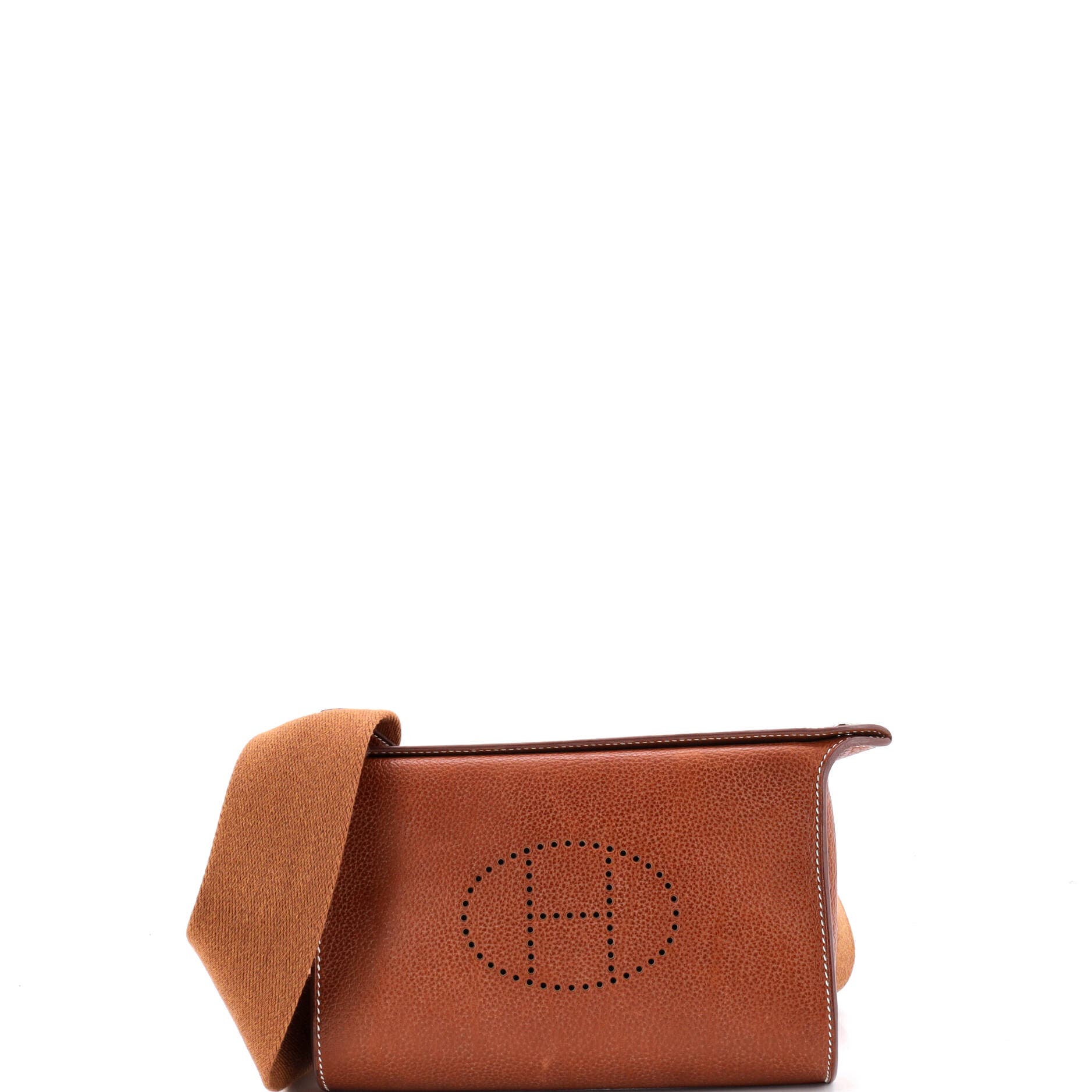 Pre-Owned Hermes Videpoches Bag Barenia Faubourg, Main, color, Fauve