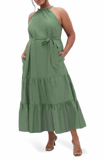Kiana High Neck Maxi Dress