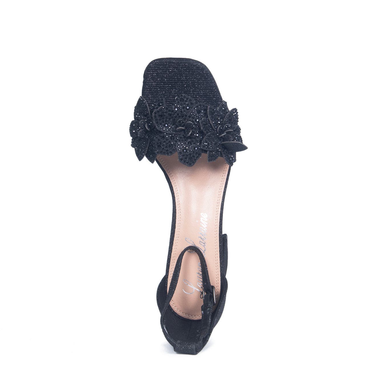 Lauren Lorraine Flori Sandal, Alternate, color, Black