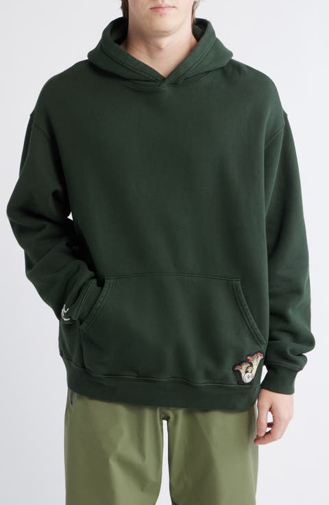 Fesque Oversize Foraging Fairways Cotton Fleece Hoodie