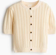 H&M Pointelle-knit Cardigan