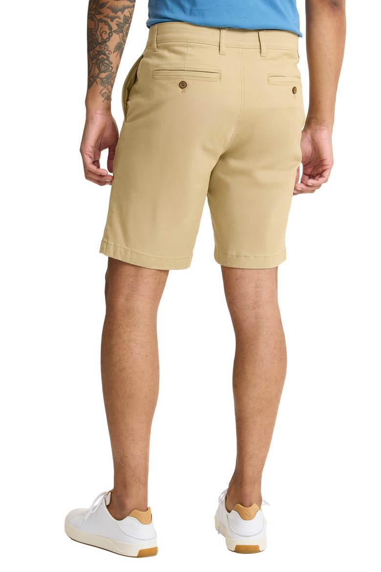 Boracay® Island Flat Front Stretch Shorts, Alternate, color, STONE KHAKI