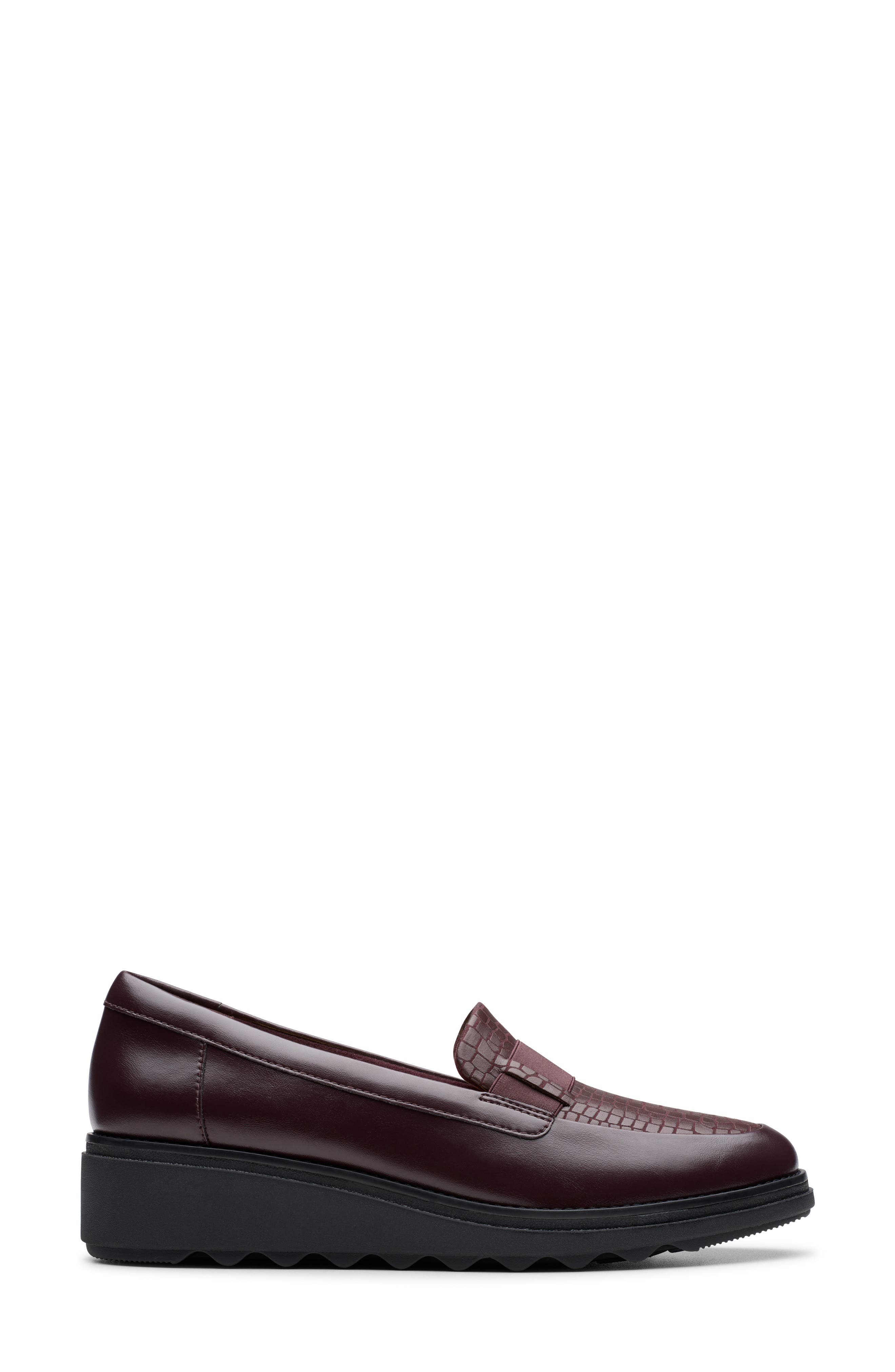 Sharon Pace Loafer, Alternate, color, MERLOT LEATHER