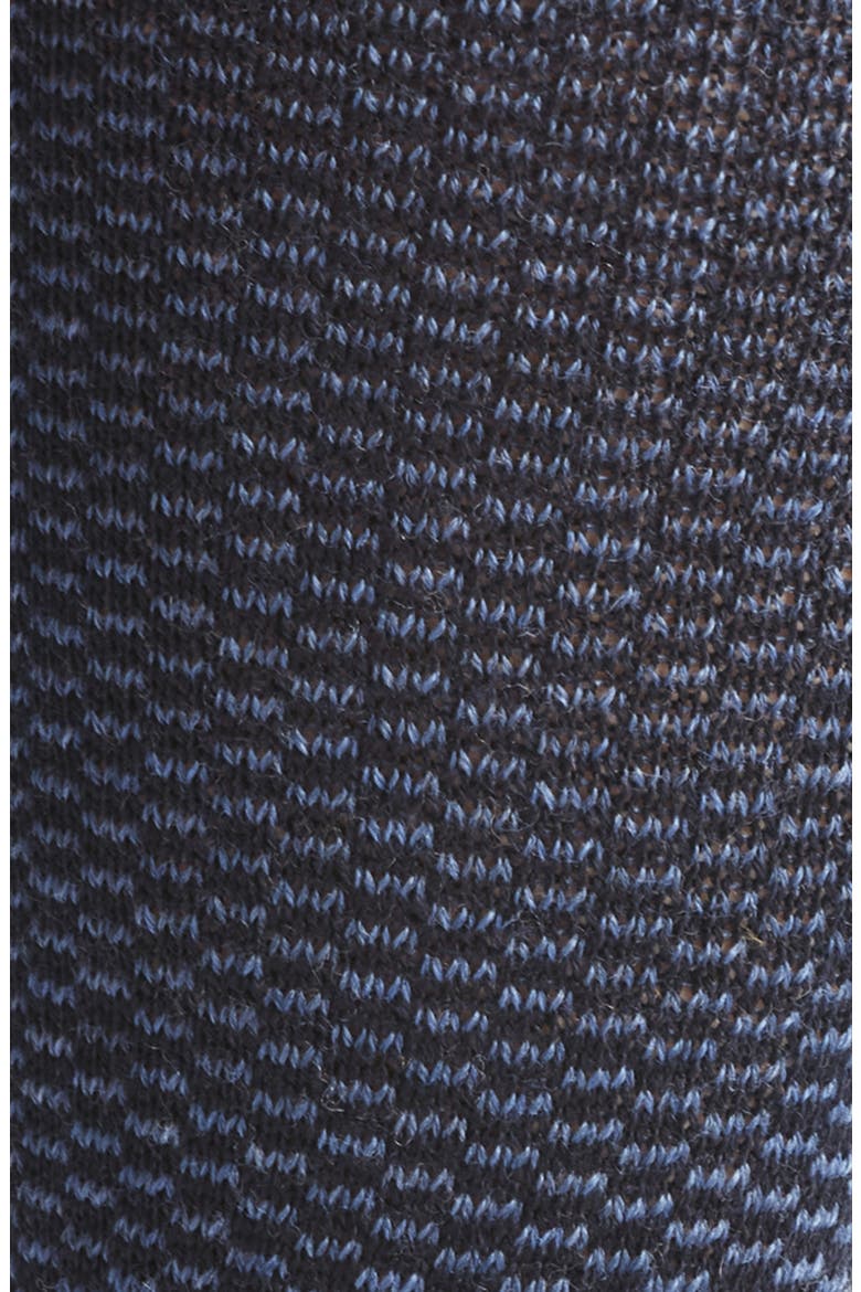 Micropattern Jacquard Wool Blend Dress Socks, Alternate, color, NAVY