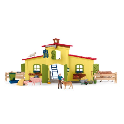 Farm World Large Farm 92 Piece Playset