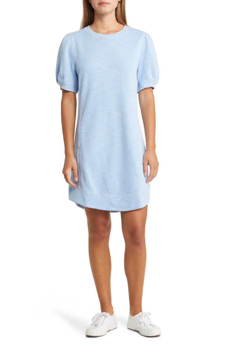 Tommy Bahama Tobago Bay Puff Sleeve Sweatshirt Dress, Main, color,