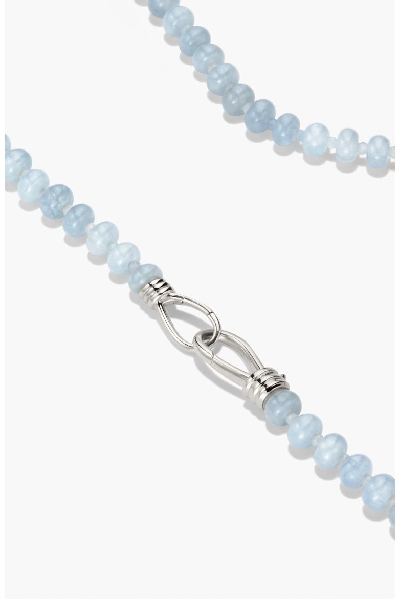 Isla Adjustable Lariat Necklace, Alternate, color, Aquamarine, Dyed Jade