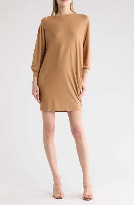 GO COUTURE Relax With Me Long Sleeve Sweater Dress